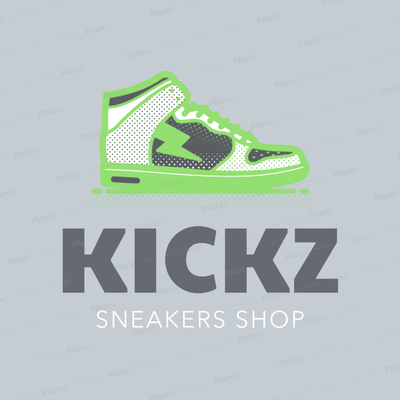 Sneaker Logo - Logo Template for Online Sneaker Stores 1261c