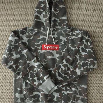 Purple Camo Supreme Logo - Supreme Camo Box Logo Pullover Hoodie from Penthouse3 on Etsy