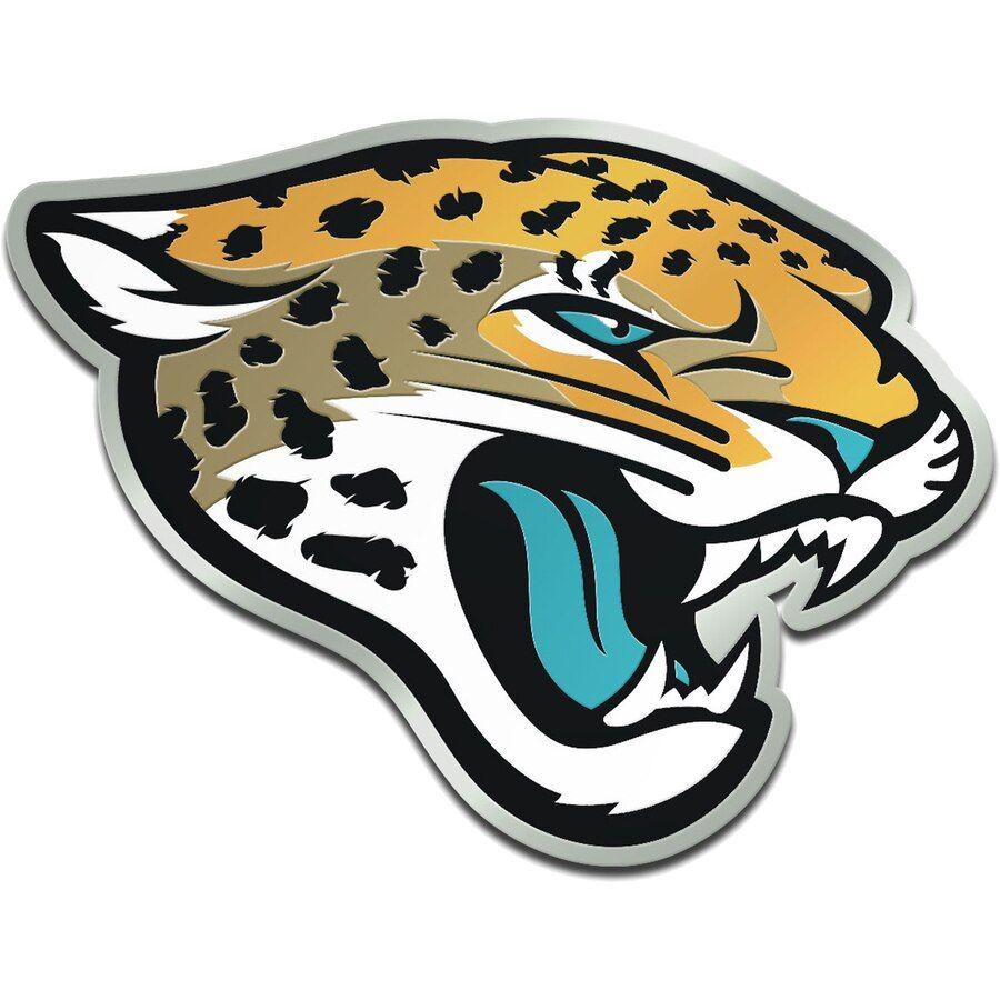 Jaugars Logo - Jacksonville Jaguars Metallic Freeform Logo Auto Emblem