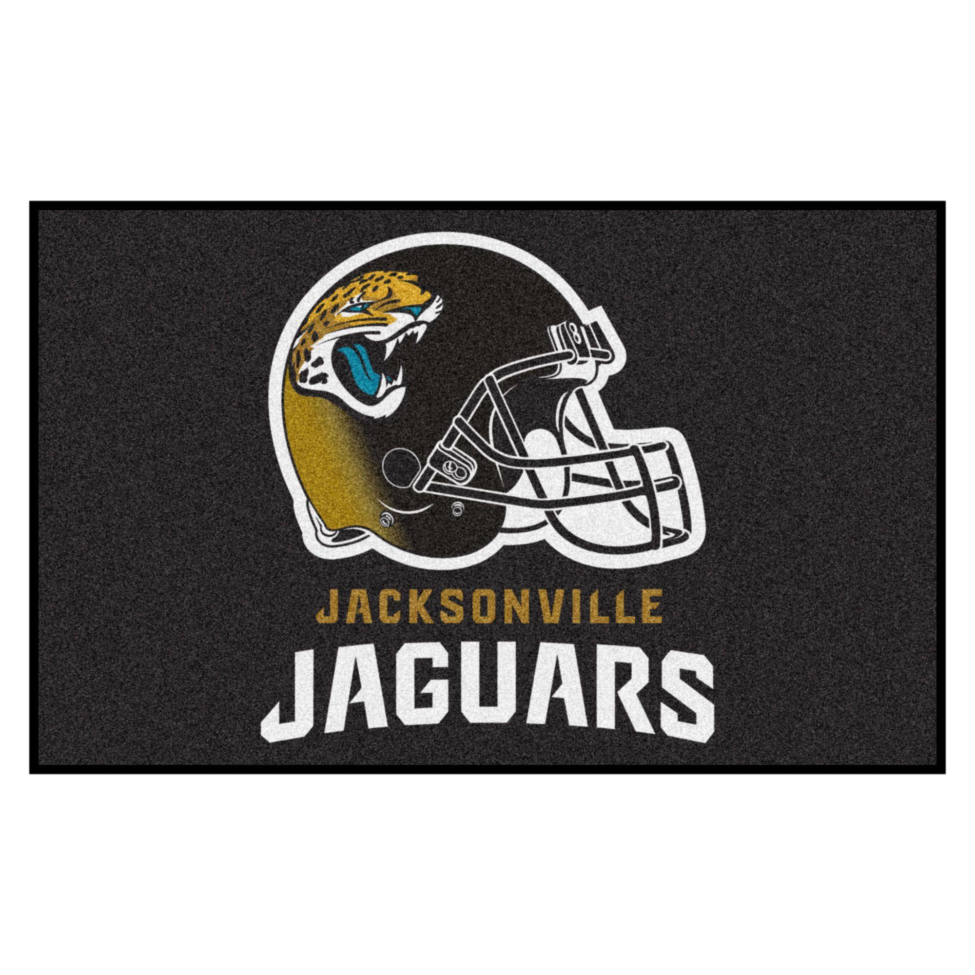 Jaugars Logo - Jacksonville Jaguars Logo Doormat - Vinyl 18 x 30