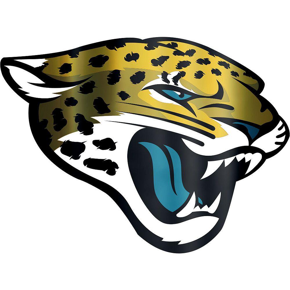 Jaugars Logo - Metallic Jacksonville Jaguars Sticker