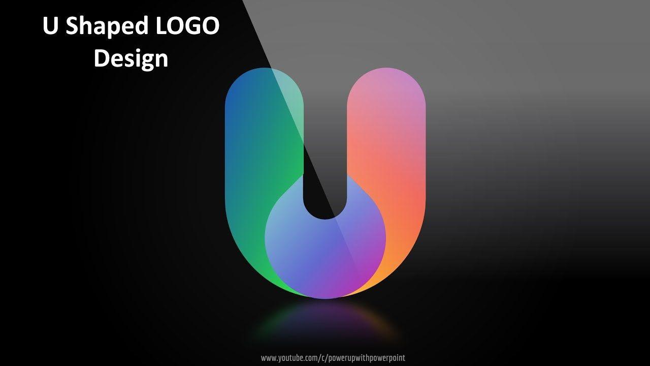 U-shaped Logo - 3.Design U shaped awesome logo in powerpoint || Powerpoint presentations