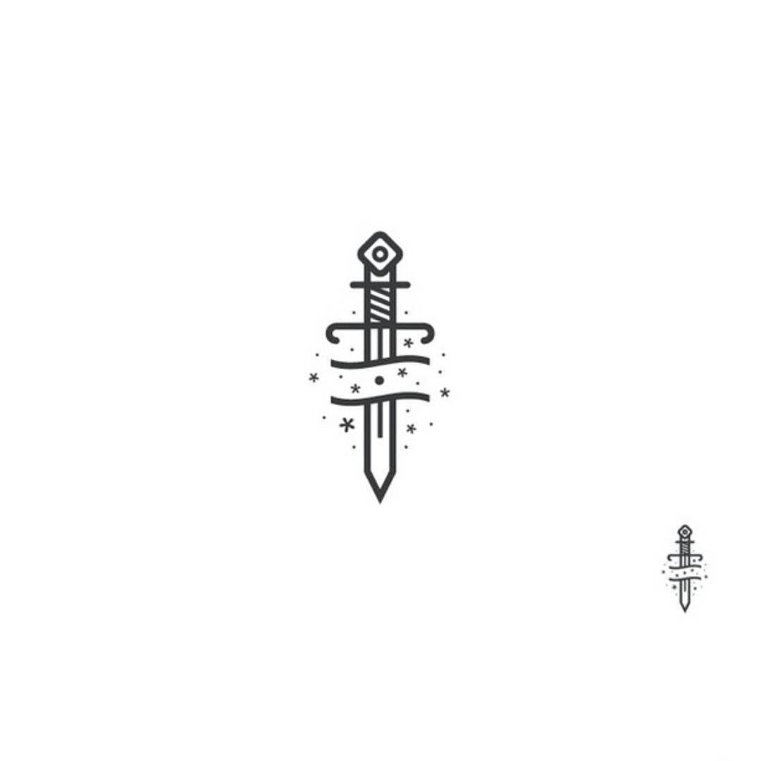 Dagger Logo - Dagger logo idea design made #logoplace #logo #design