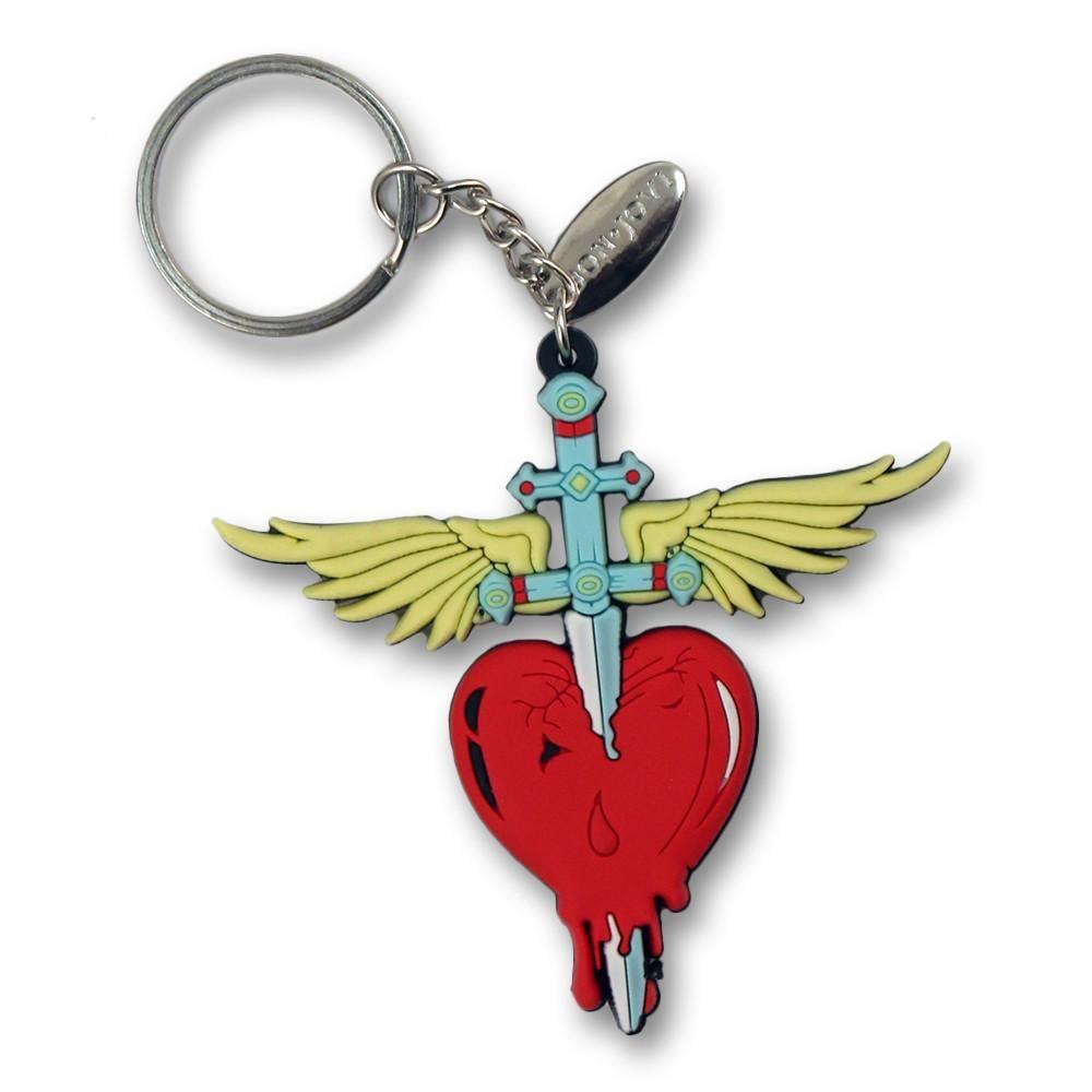 Dagger Logo - Official Bon Jovi Heart & Dagger Rubber Keychain | Accessories | Bon Jovi  Official Online Store