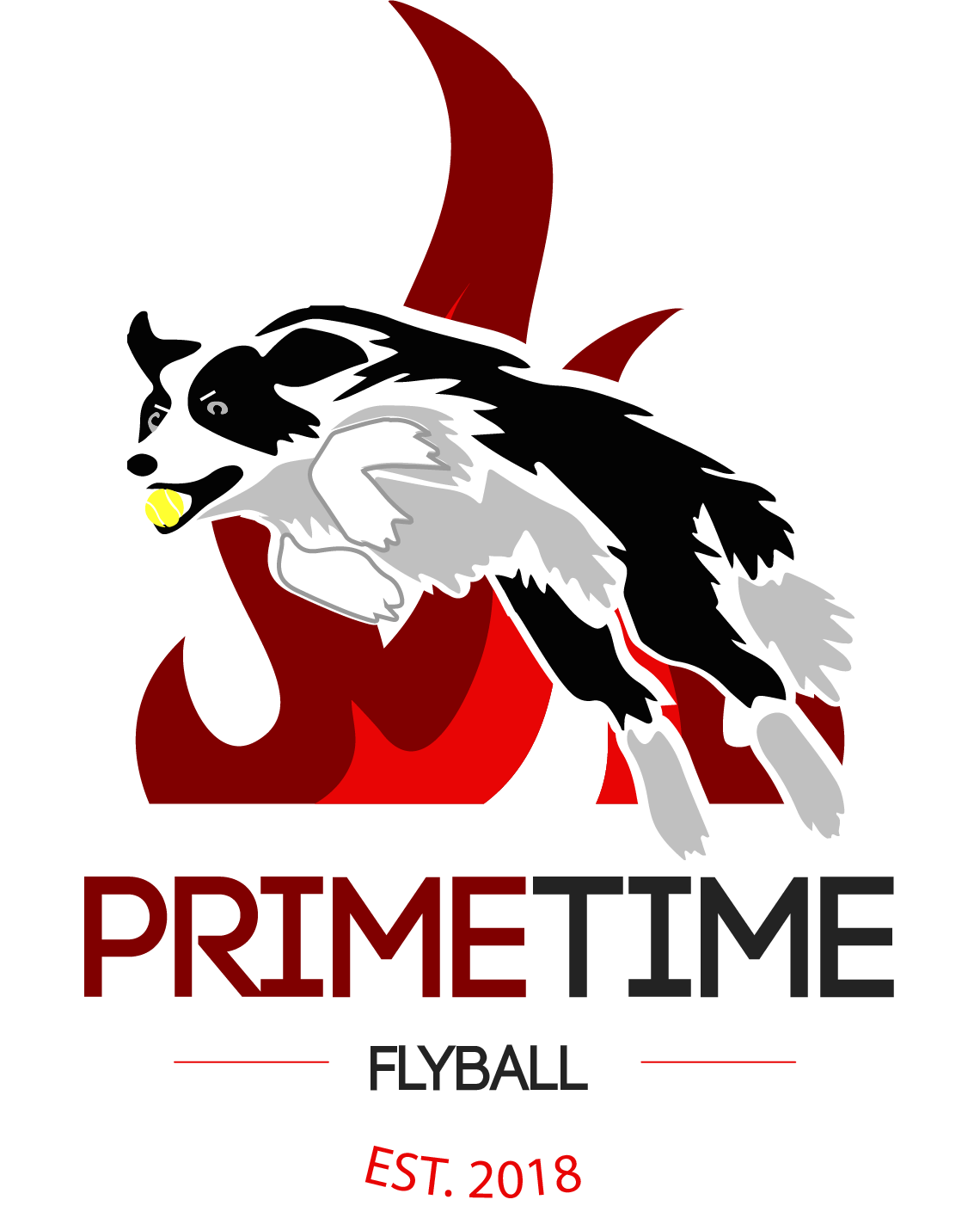 Flyball Logo - PrimeTime Flyball – Flyball At It's Finest