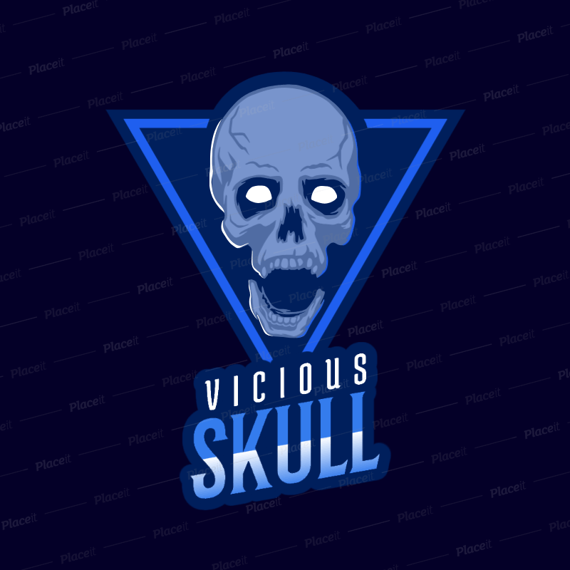 Spooky Logo - Gaming Logo Generator Featuring A Spooky Skull Graphic 1747x 2362