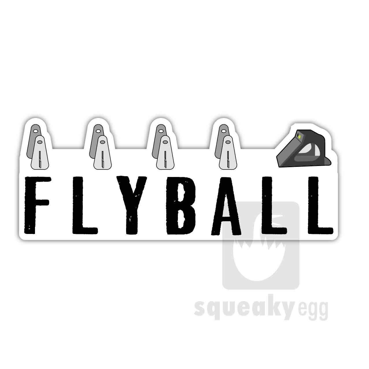 Flyball Logo - Flyball Car Magnet Sport Flyball: Pet Supplies