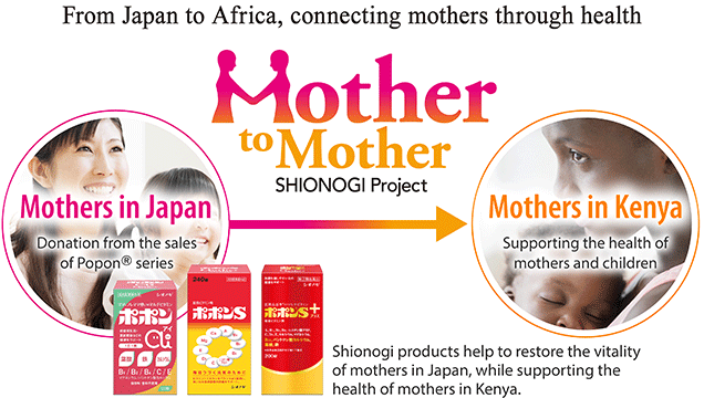 Shionogi Logo - Mother to Mother (SHIONOGI Project). CSR Efforts. About Shionogi