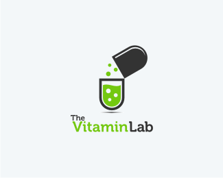 Vitamin Logo - The Vitamin Lab Designed