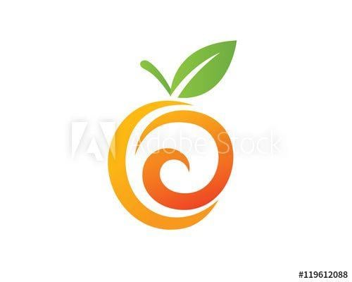 Vitamin Logo - Abstract Fruit Logo, Orange Logo, Fruit Logo, And Vitamin Logo - Buy ...