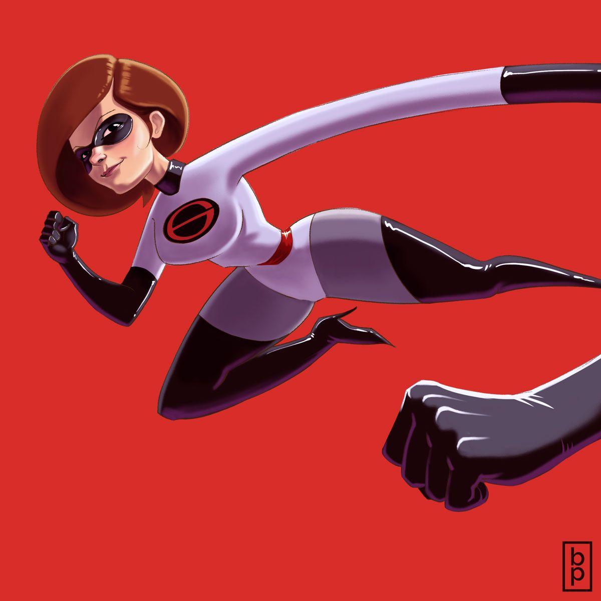 Elastigirl Logo - New Elastigirl from the Incredibles 2 trailer. : Pixar