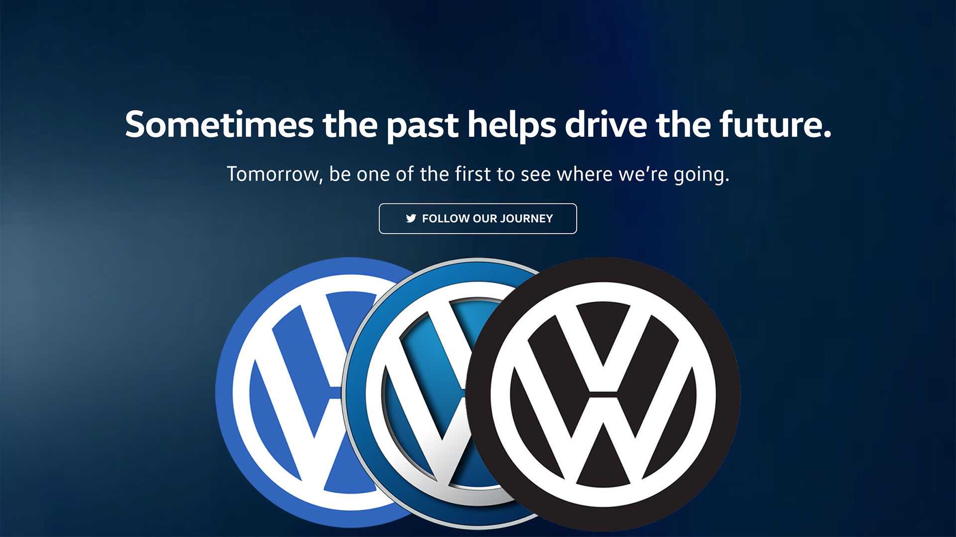 Announcing Logo - VW Announcing Something Big Tomorrow, Logo Change?