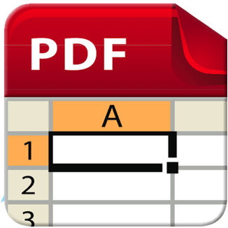 Spreadsheet Logo - PDF to Spreadsheet Lite