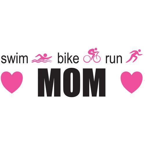 Mom Logo - Swim Bike Run Mom | Logo Add-on