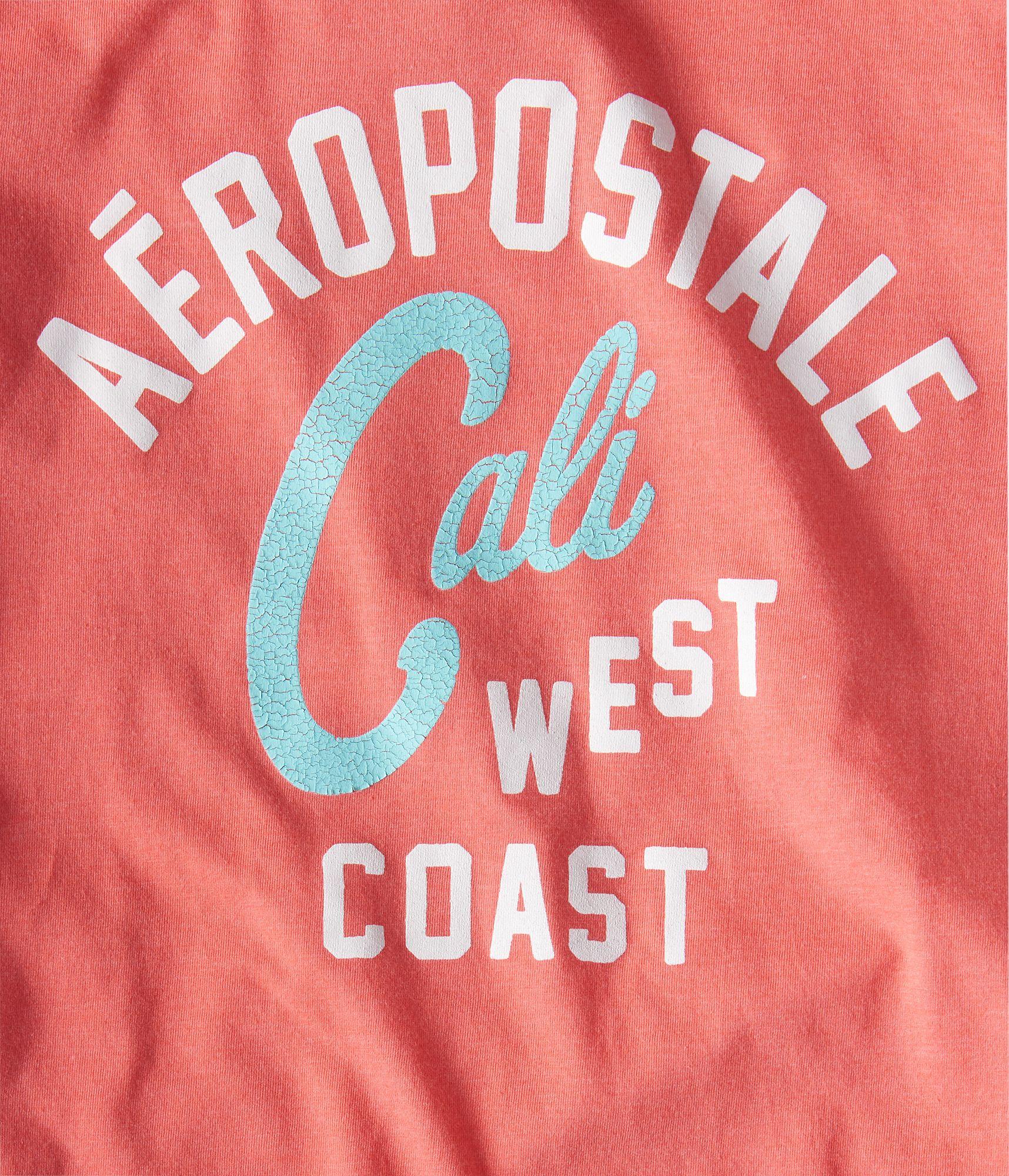 Areopostle Logo - Details about aeropostale mens aeropostale west coast logo graphic tee