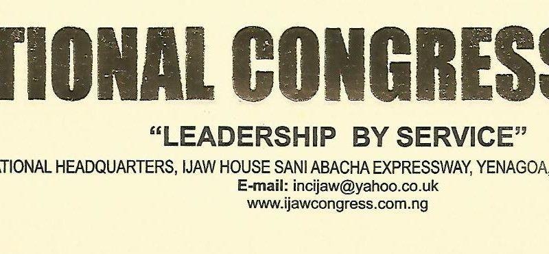 Ijaw Logo - COMMUNIQUÉ OF THE IJAW NATIONAL CONGRESS (INC) STAKEHOLDERS SUMMIT ...