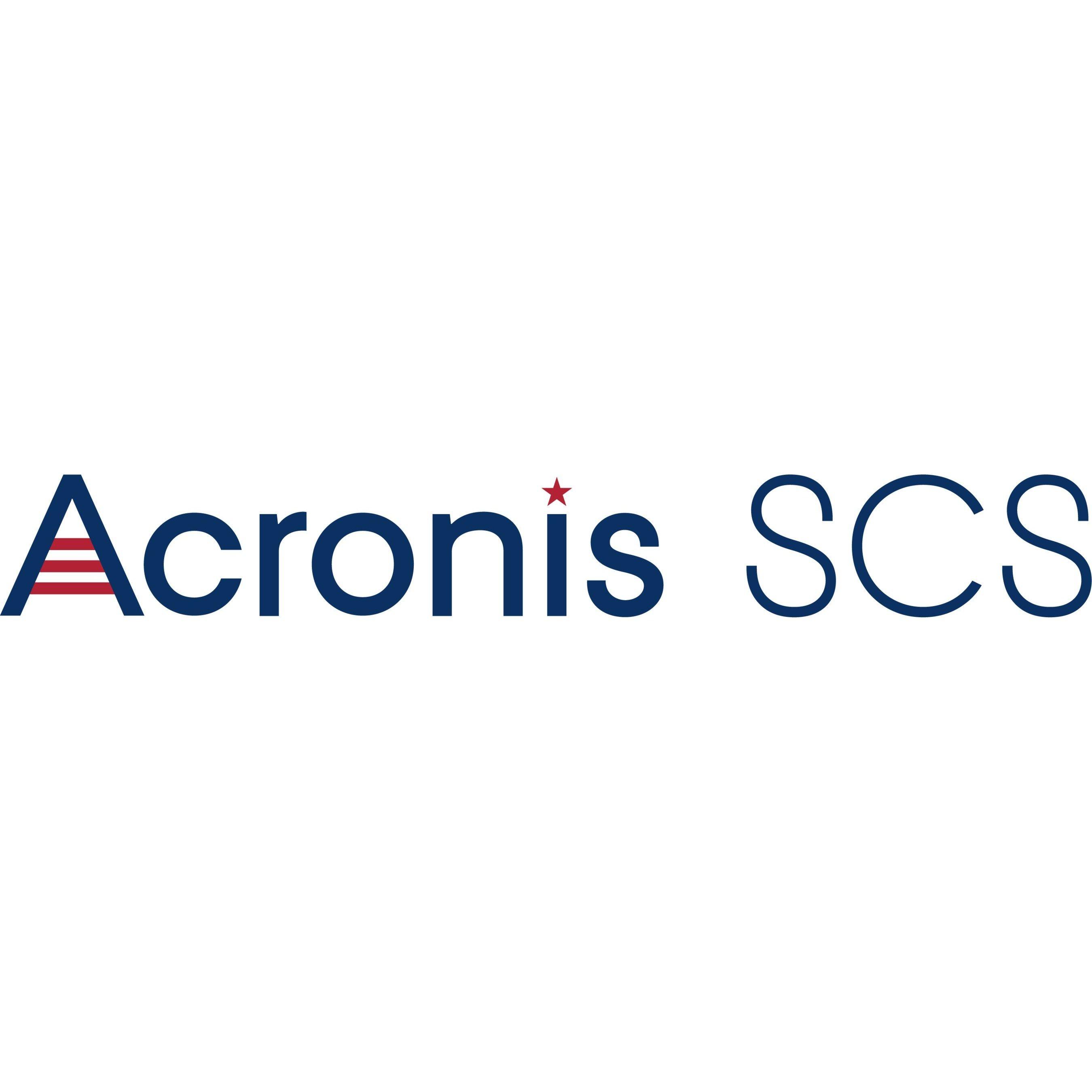 Aronis Logo - Acronis SCS: A New Company Solely Dedicated to Securing the U.S