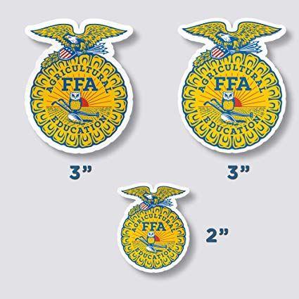 FFA Logo - Set of 3 FFA Emblem Sticker for Laptop Phone Notebook Vinyl Logo Future Farmers of America Decal 3 National Organization