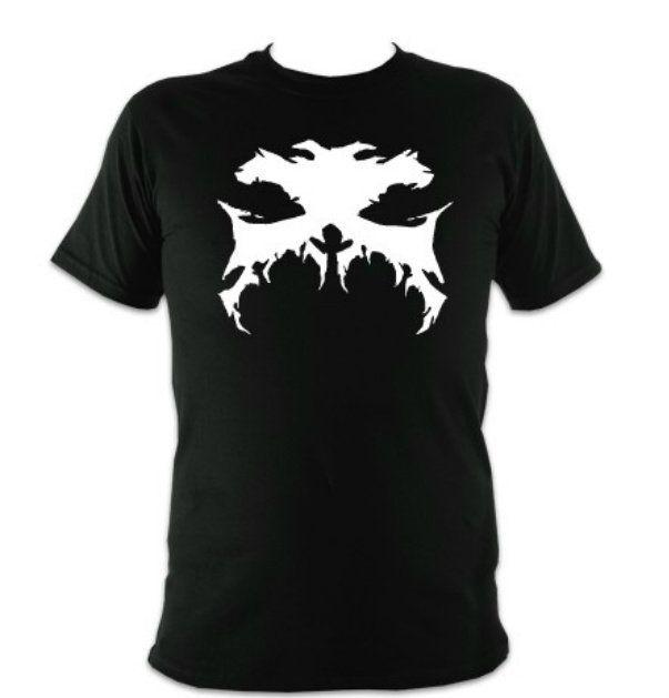 Hefty Logo - Black Tshirt With WHITE Darker Sounds Logo | Hefty
