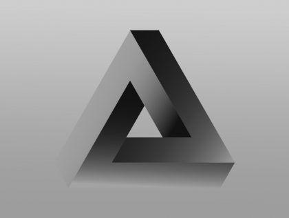 Black and White Triangle Logo - Triangle Symbol - Meaning and Representation