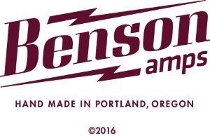 Benson Logo - BENSON AMPS DIE CUT BADGE STICKER