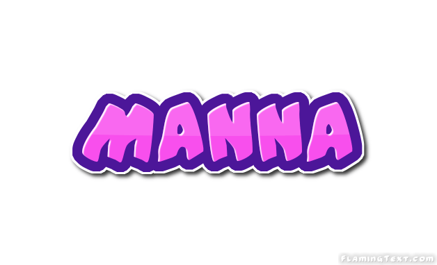 Manna Logo - Manna Logo. Free Name Design Tool from Flaming Text