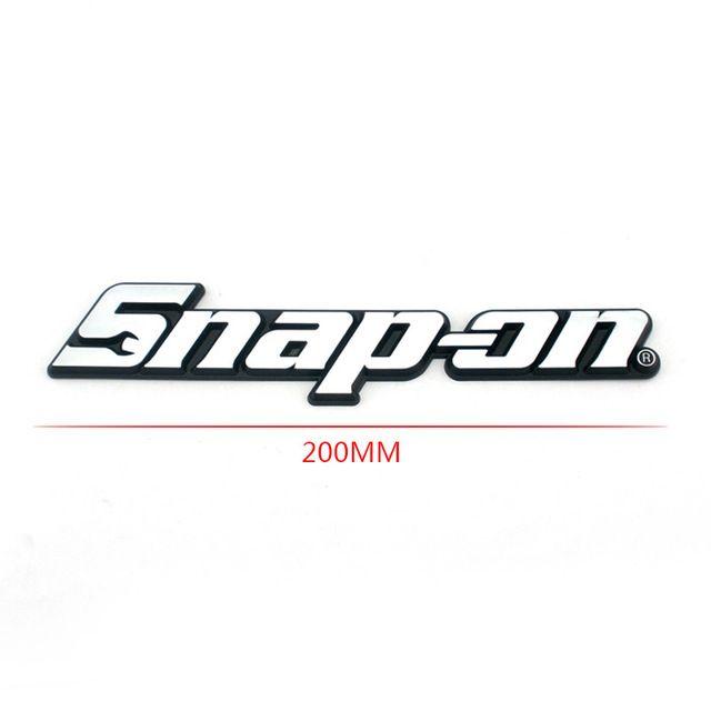 Snap-on Logo - US $10.69 |200mm 3D Car Sticker Plastic Chrome Snap On Badge Logo Emblem  Name-in Car Stickers from Automobiles & Motorcycles on Aliexpress.com | ...