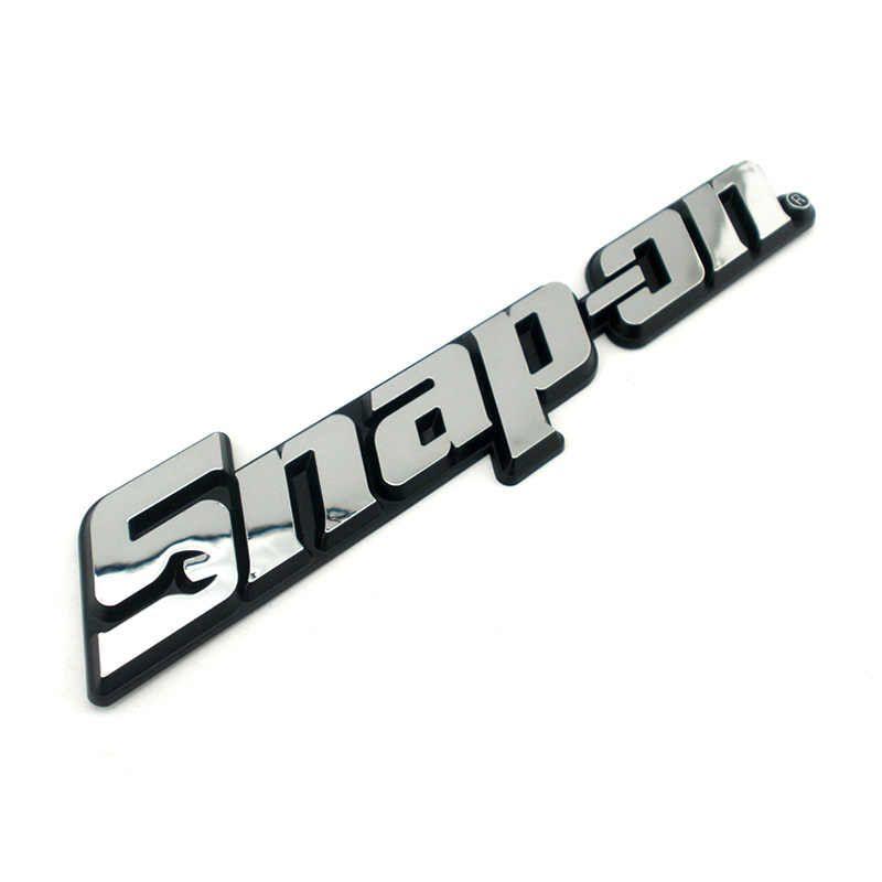Snap-on Logo - OEM Snap On Tools Plastic Chrome Emblem Badge Logo