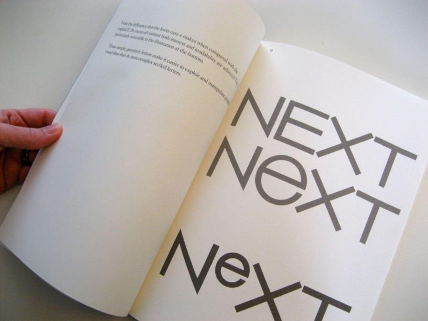Next Logo - NeXT logo presentation, by Paul Rand, for Steve Jobs. Logo Design Love