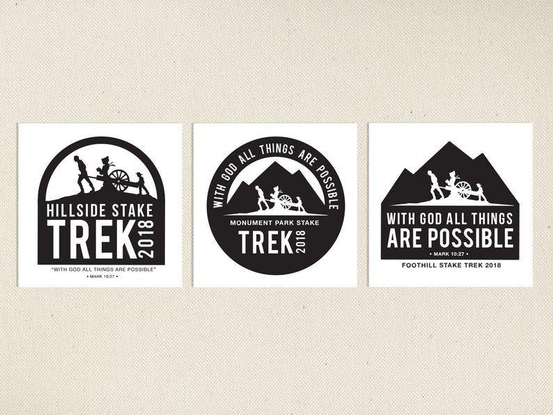 Trek Logo - Custom Pioneer Trek Logo Design for Stake and Ward