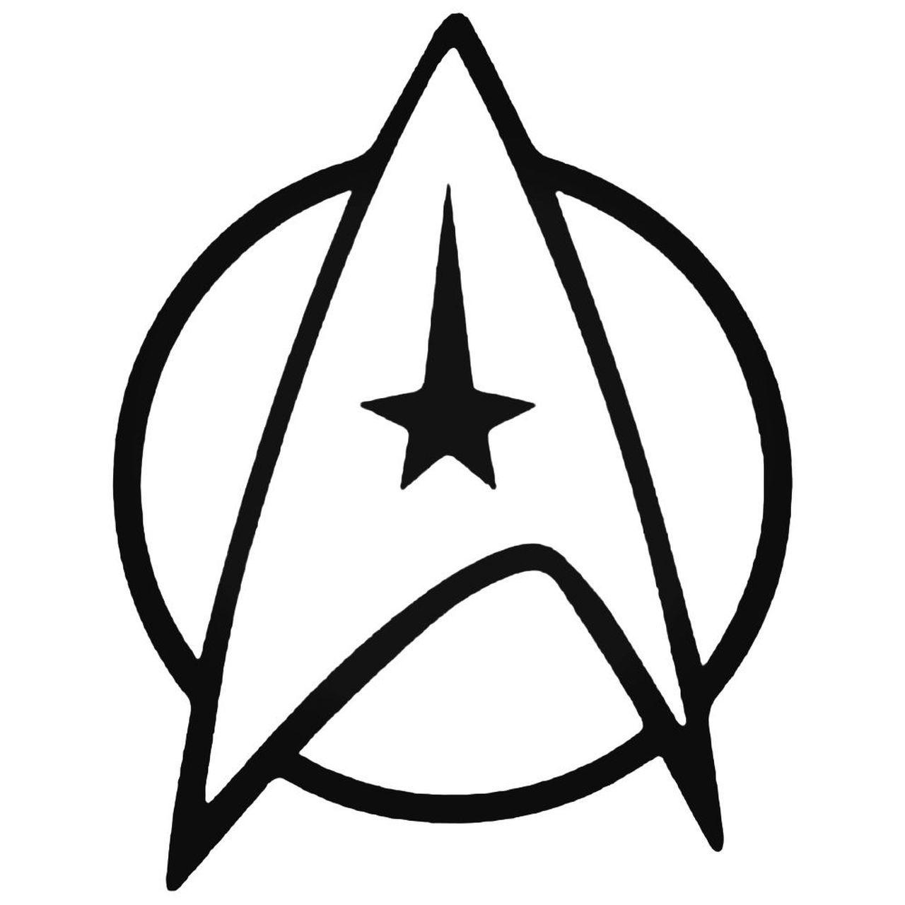 Trek Logo - Star Trek Logo Decal Sticker
