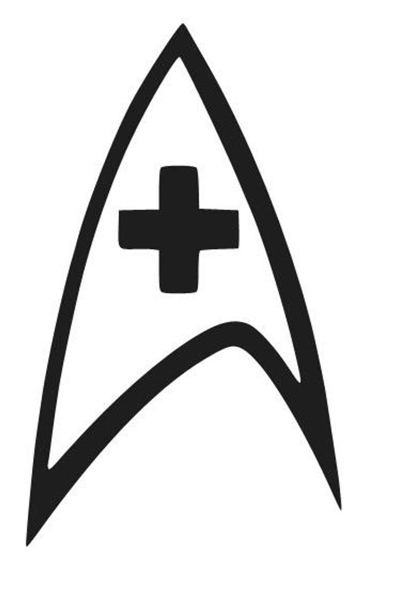 Trek Logo - STAR TREK MEDICAL Logo Vinyl Decal Sticker Car Window Laptop Wall Choose  Size and Color