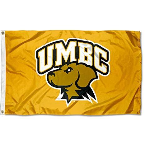 UMBC Logo - College Flags and Banners Co. UMBC Retrievers UMBC Gold Flag