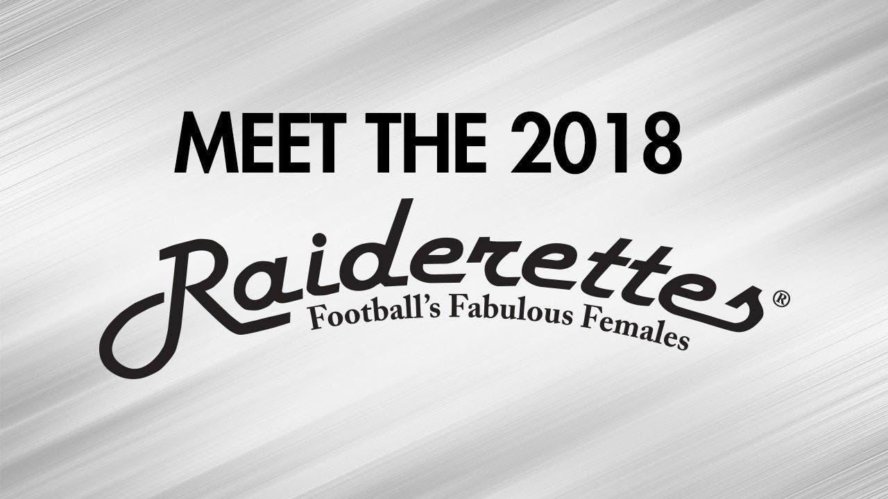 Raiderettes Logo - Meet The 2018 Raiderettes