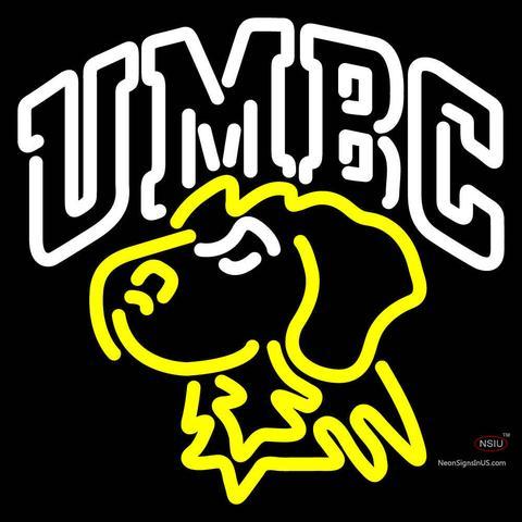 UMBC Logo - Umbc Retrievers Primary Pres Logo Ncaa Real Neon Glass Tube Neon Sign x