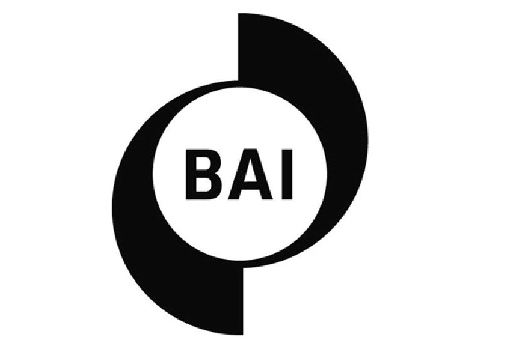 Bai Logo - BAI logo. RTÉ Presspack