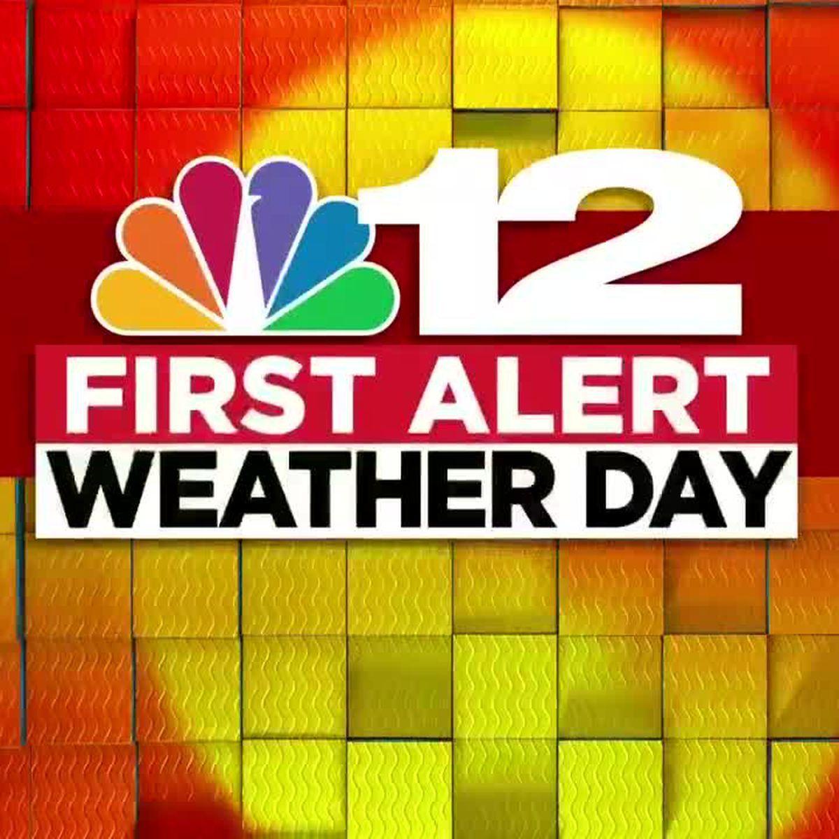 NBC12 Logo - First Alert Weather Day: Severe Thunderstorm Watch until 10pm Monday