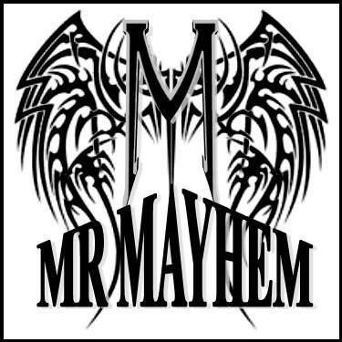Mayhem Logo - Mr Mayhem Logo - Skinny's Bar and Grill