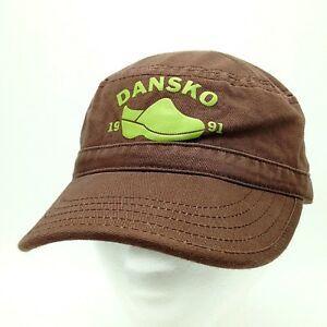 Dansko Logo - Dansko Shoes Brown Cadet Hat Strapback Baseball Cap Green Clog Logo