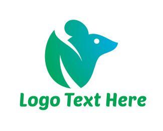 Mice Logo - Green Mouse Logo