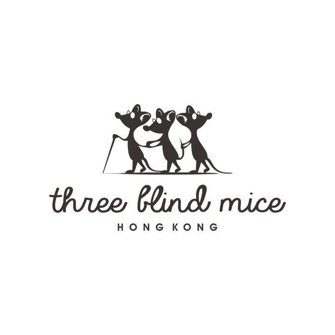 Mice Logo - Restaurant logo for Three Blind Mice! Cool new restaurant in Hong ...
