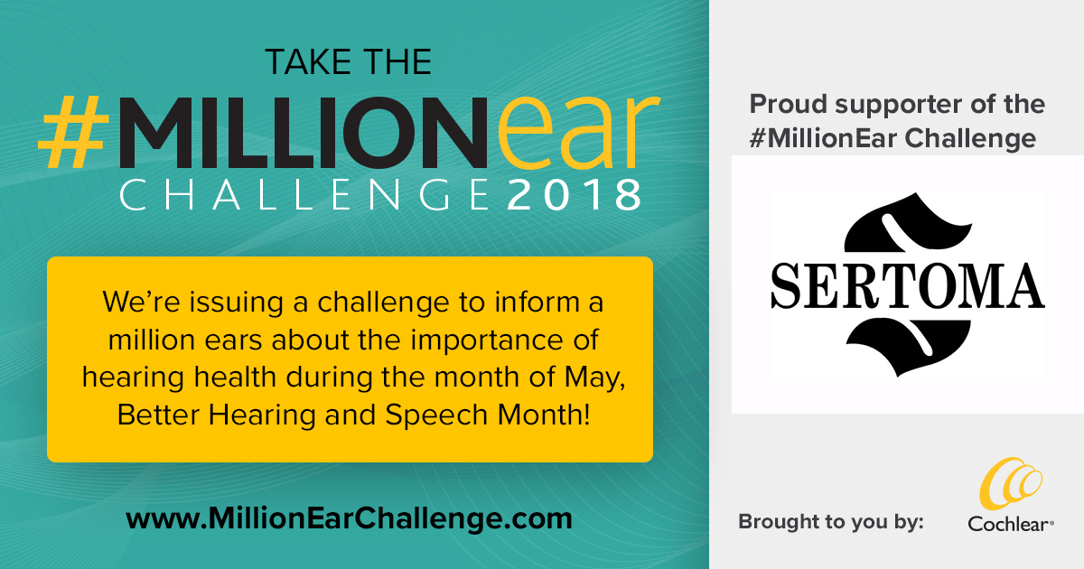 Sertoma Logo - Take the #MillionEar Challenge with Sertoma and Cochlear!