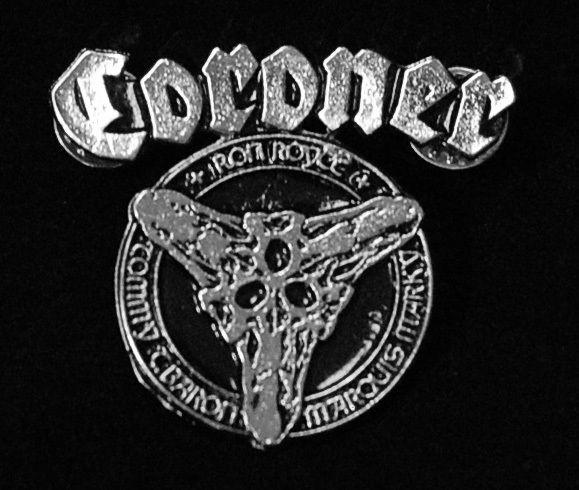 Coroner Logo - Coroner 2 Metal Badge Pin