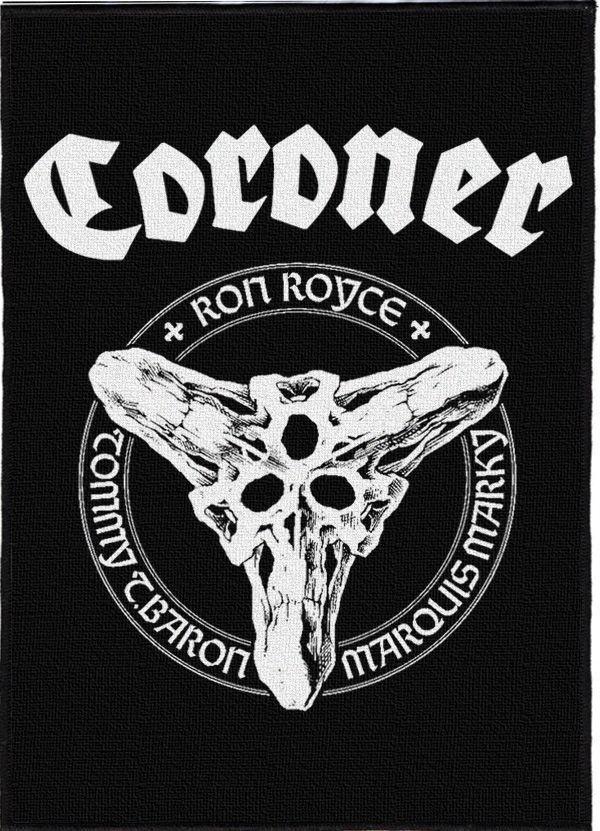 Coroner Logo - Coroner backpatch (21x30 cm)