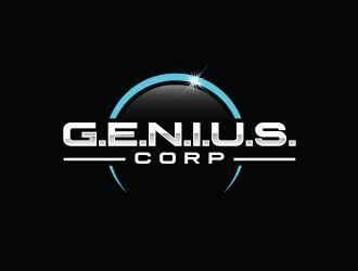 Genius Logo - G.E.N.I.U.S. Corp logo design - 48HoursLogo.com