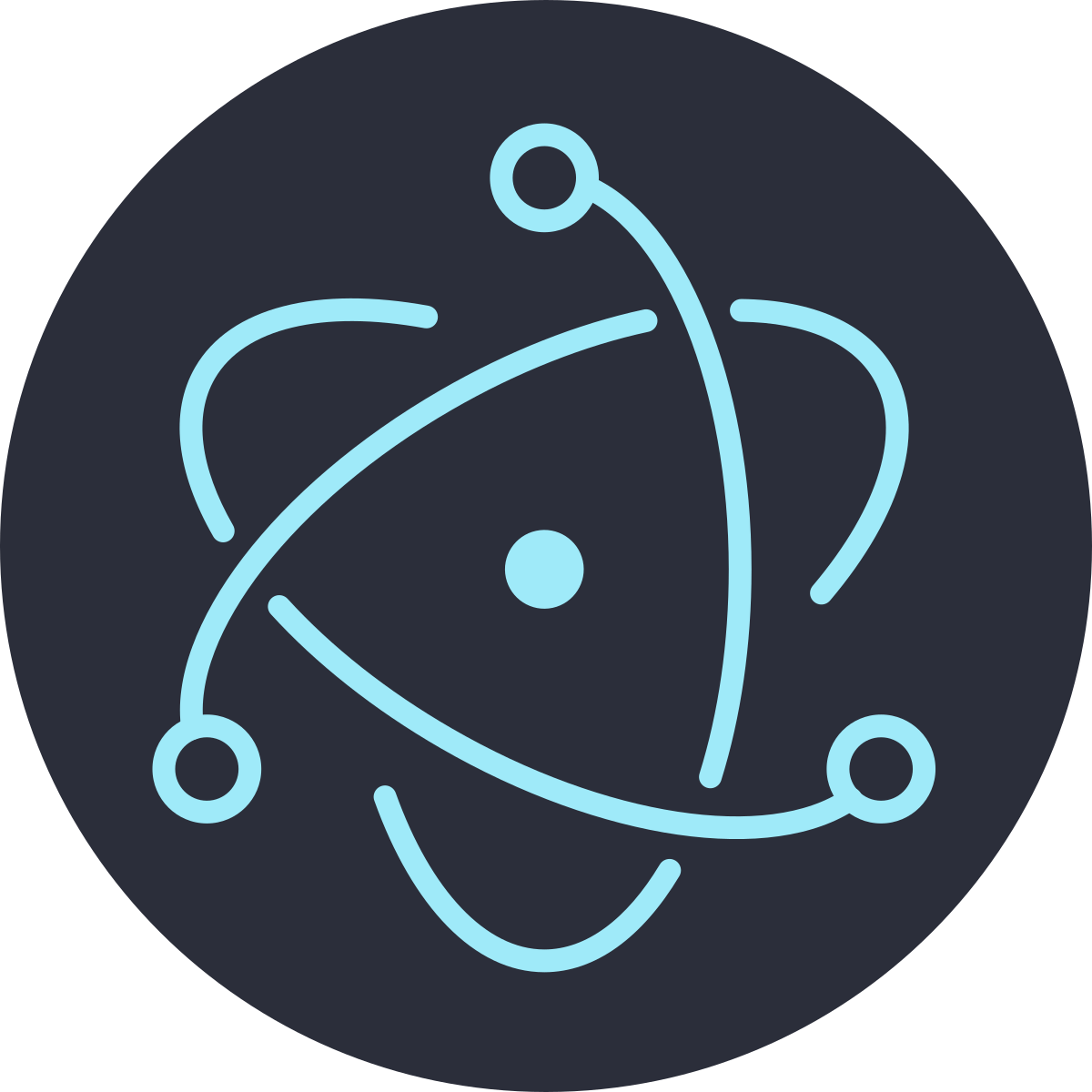 Electron.js Logo - Electron (software framework)