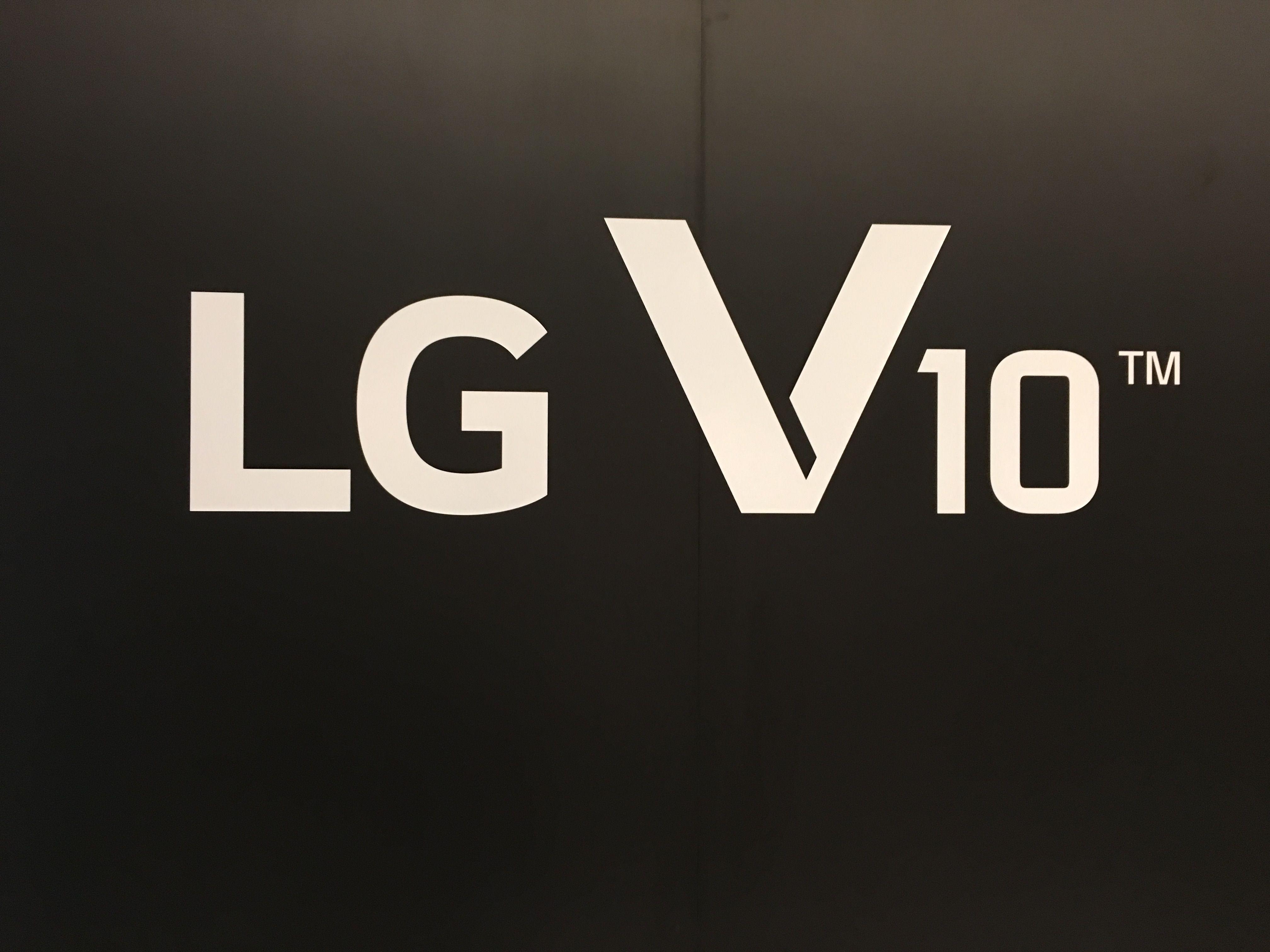 V1.0 Logo - Introducing the LG V10 Smartphone - First Impressions