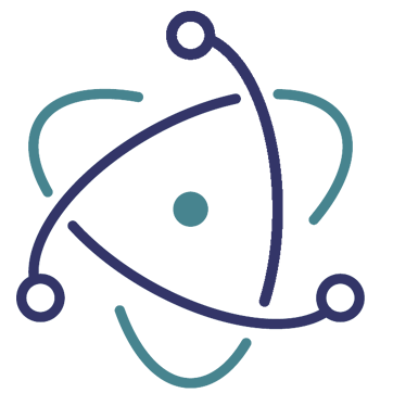 Electron.js Logo - GitHub Electron.NET: Build Cross Platform Desktop Apps