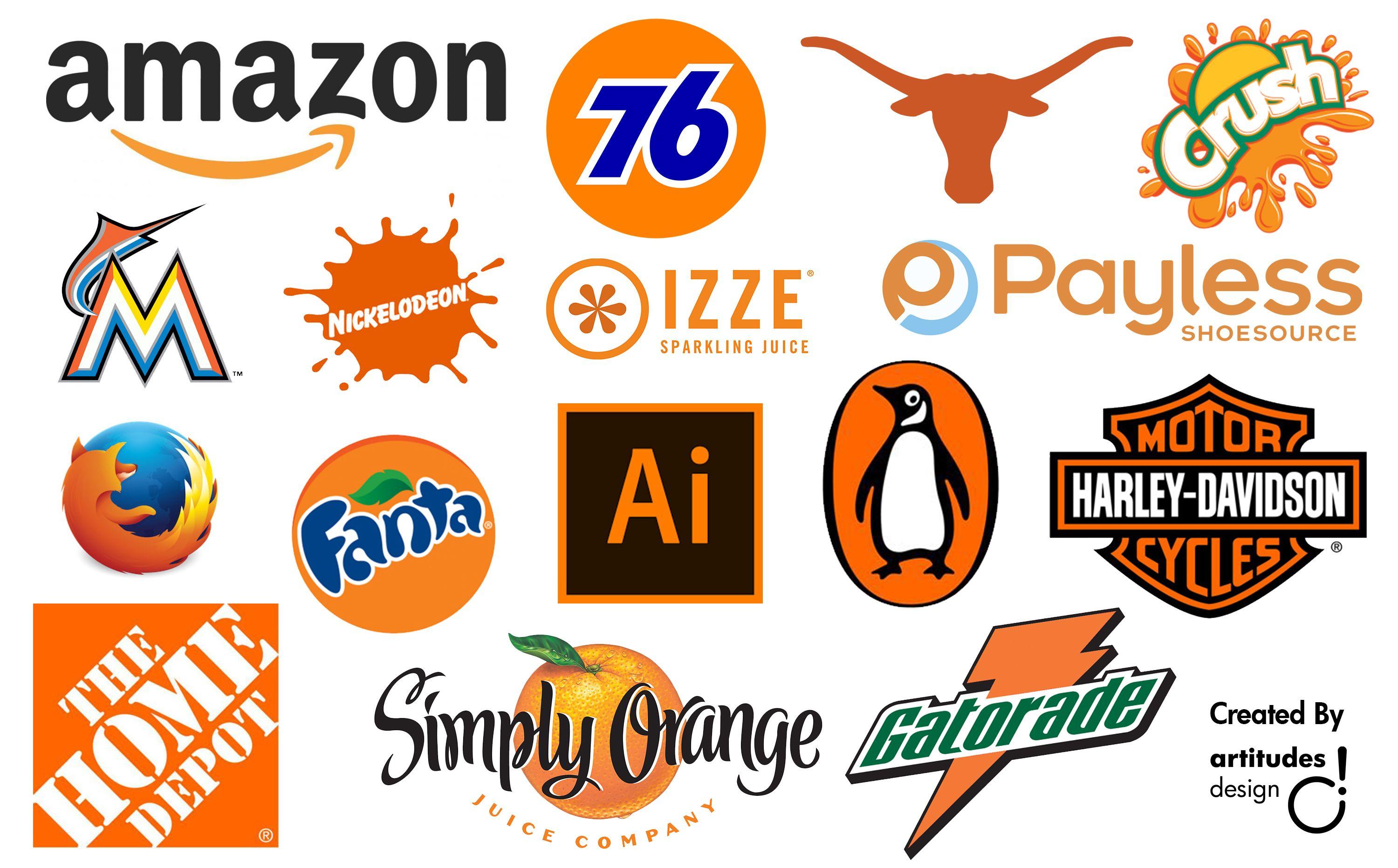 Orange Company Logo - Orange in Marketing - Color Psychology - Artitudes Design