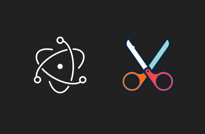 Electron.js Logo - Building a Snipping Tool with Electron, React and Node.js